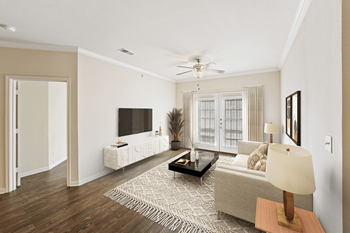 Wide-plank style flooring throughout